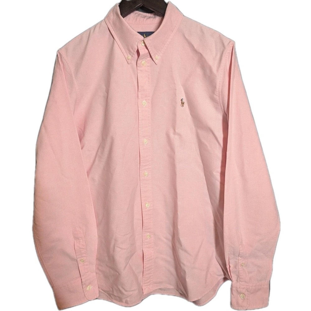 Ralph Lauren Pink Button-Down Oxford Shirt